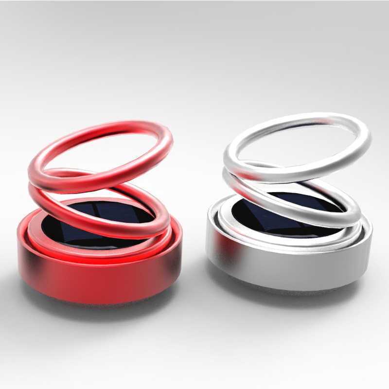 Double-Ring Rotating Car Air Freshener