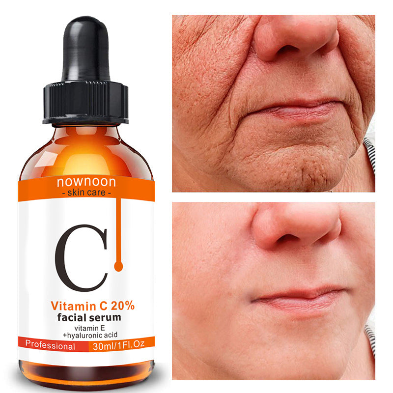 Skincare collection: vitamin C facial serum, one of the cleansers, serums and masks in the range
