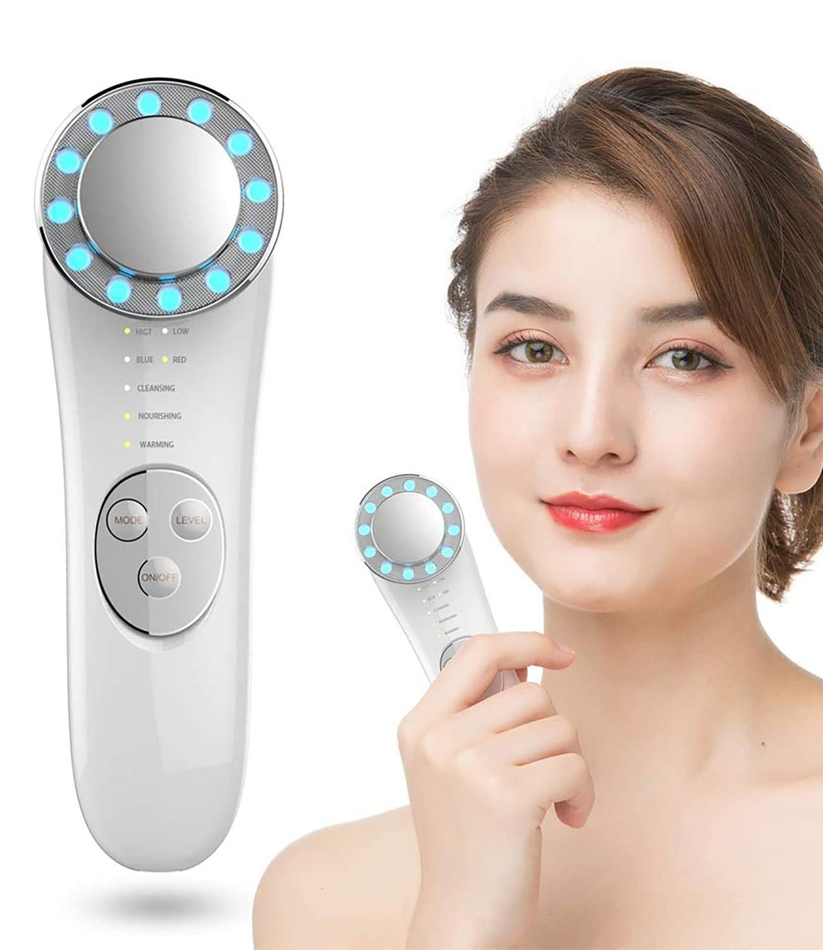 Thermal and Sculpting Care: the 7-in-1 LED and microcurrent facial wand for longer evening sessions