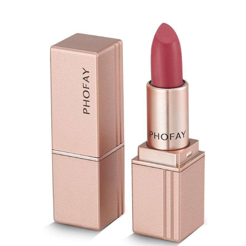 PHOFAY matte lipstick in a slim bullet tube