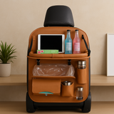 Leather Car Seat Organizer with Tray