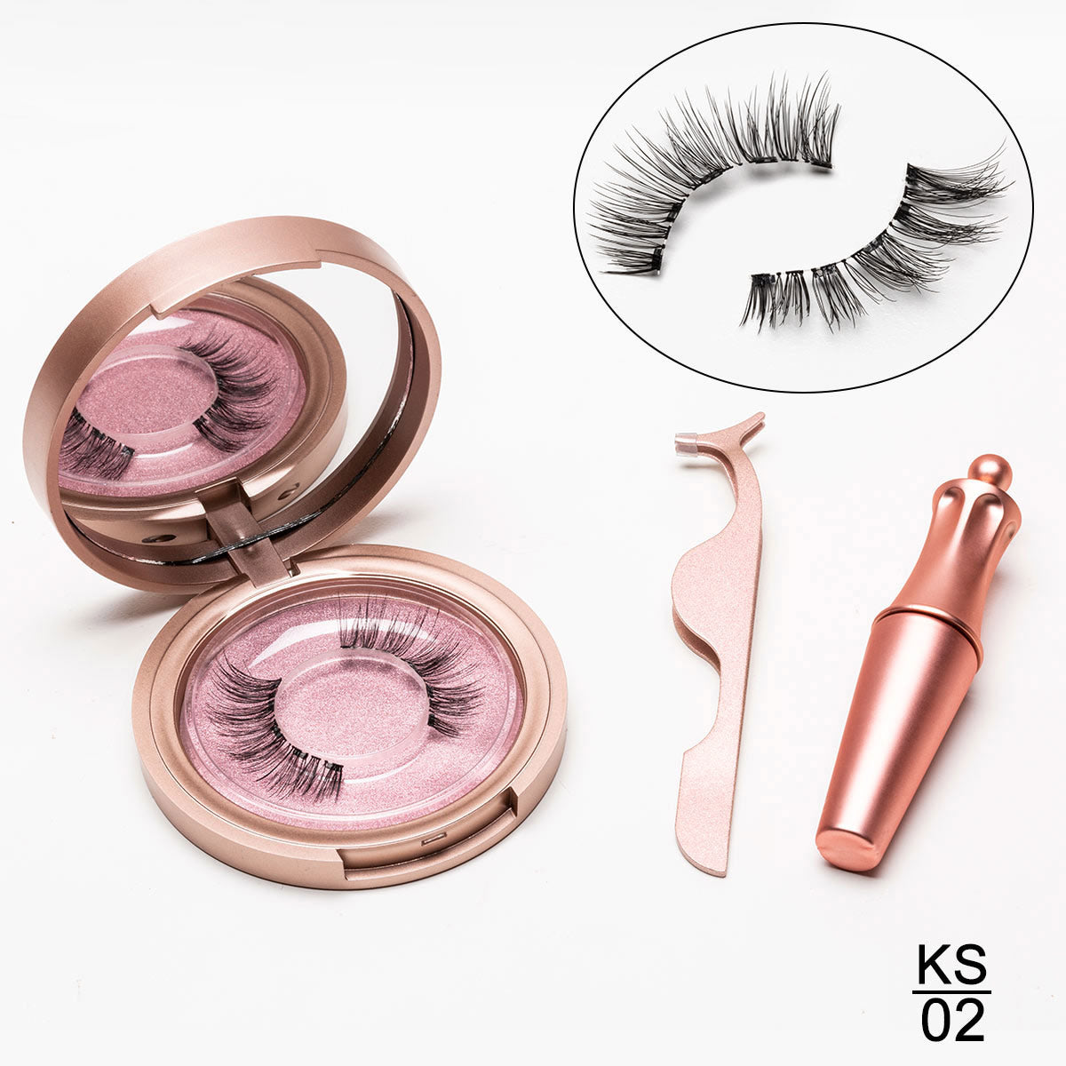 Magnetic eyeliner and false eyelash set - alternate view 2