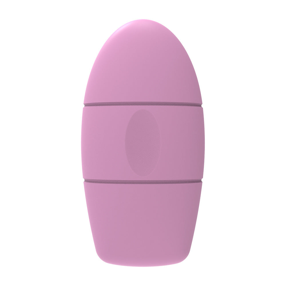 Pink silicone ice capsule mould for facial icing, a sealed two-part capsule you fill with water, freeze and roll over the face