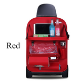 Leather Car Seat Organizer with Tray
