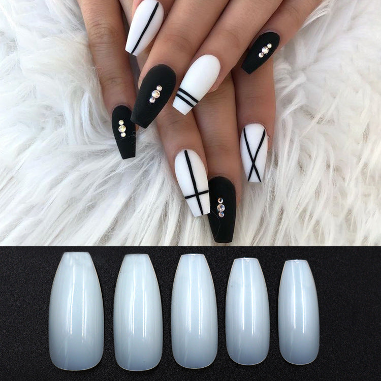 500 transparent fake nail tips - alternate view 6