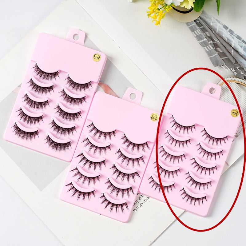 Manga-style false eyelashes, five pairs - alternate view 11