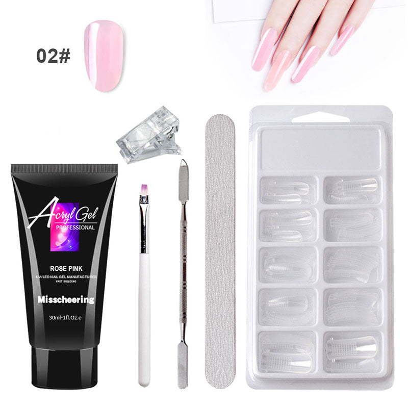 Painless crystal extension gel nail set - alternate view 2