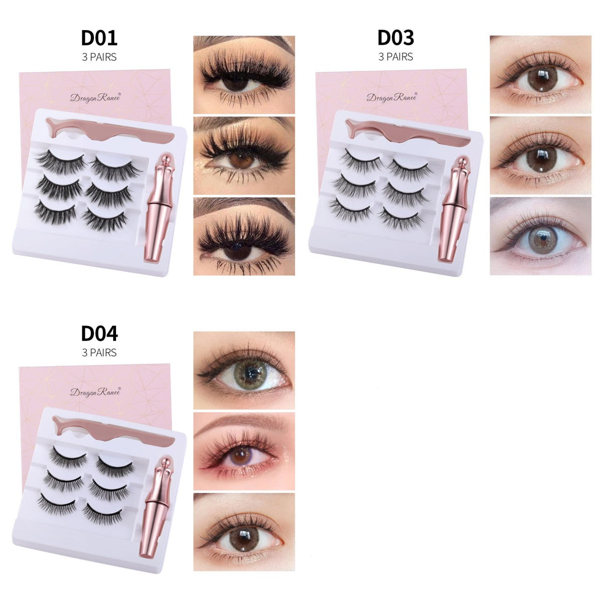 Magnetic eyeliner and false eyelash set - alternate view 28