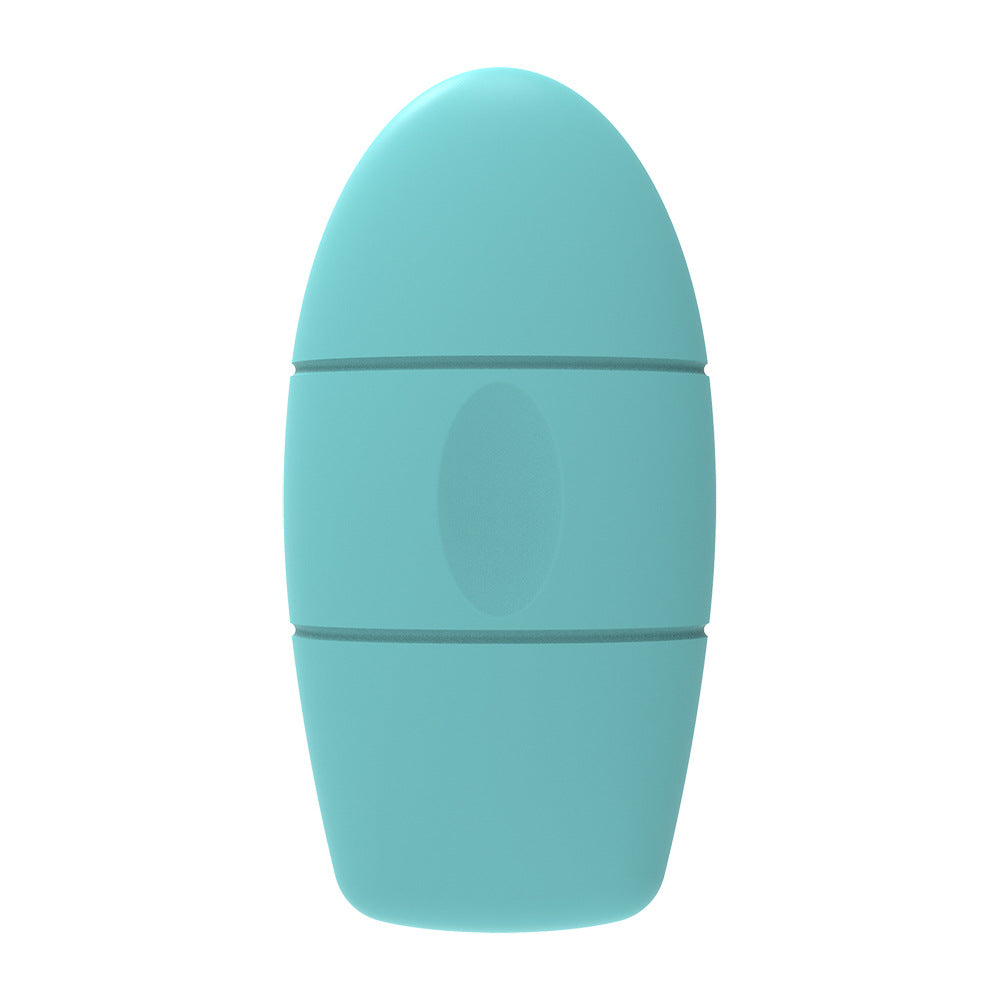 Ice capsule mould in light blue silicone, freezer safe for cold facial massage